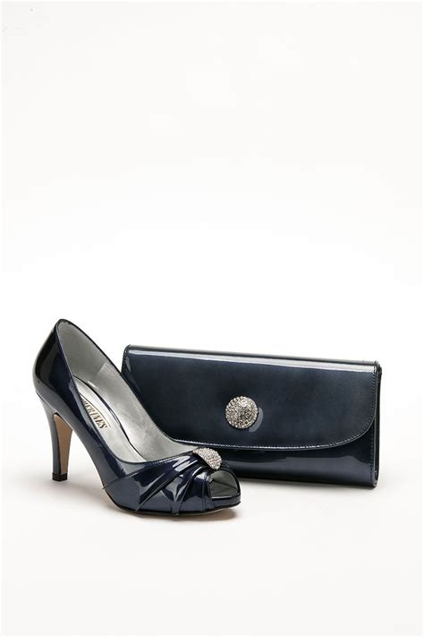 mid heeled patent shoe matching bag gsb sizes    sale price   catherines