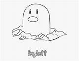 Diglett Coloring Kindpng sketch template