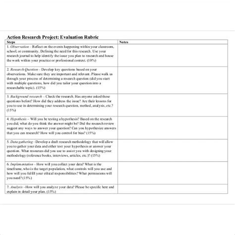 action research proposal templates