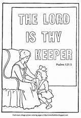 Coloring Keeper Lord Thy Primer Color Directly Largest Available Size Click Bible sketch template