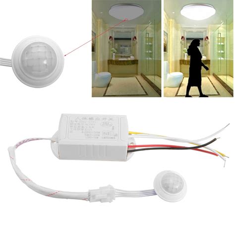 ir infrared body motion sensor automatic light lamp control switch