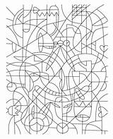 Mosaic Coloring Pages Mystery Christmas Getcolorings Printable sketch template