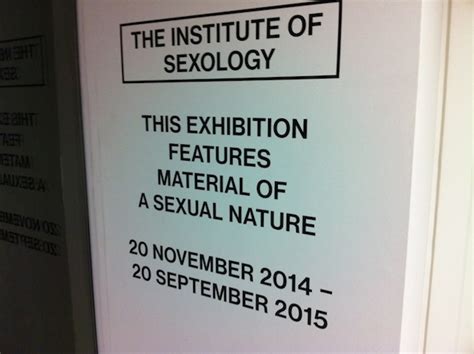 wellcome collection s institute of sexology arousing but no climax
