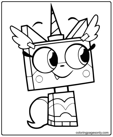 collection princess unikitty coloring pages  coloring pages