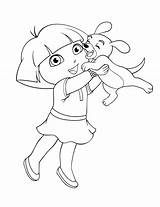 Colorir Puppy Aventureira Exploradora Coloriage Playing Ballerina Buscando Estés Entitlementtrap sketch template