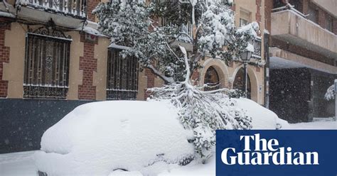 Storm Filomena Causes Rare Heavy Snow In Spain In Pictures Weather