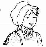Pioneer Clipart Clip Lds Bonnet Woman Girl Coloring Pioneers Pages Cliparts Drawing Mormon Teacher People Primary Women Children Color Frontier sketch template