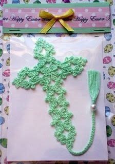 beginner  printable crochet cross bookmark patterns