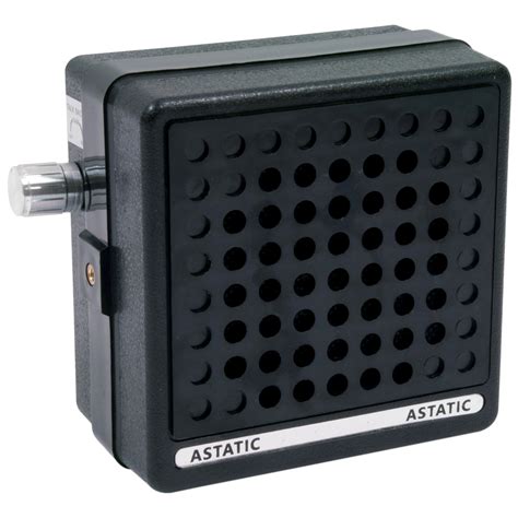 astatic classic noise canceling external cb speaker  pa talk   watts