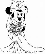 Minnie Mouse Coloring Pages Disney Printable Mickey Baby sketch template
