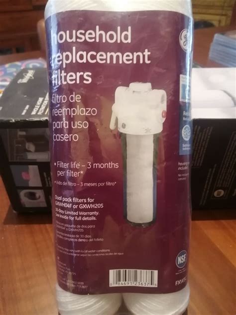 Ge Household Replacement Water Filter Fxwsc Twin Pack Filters Ebay