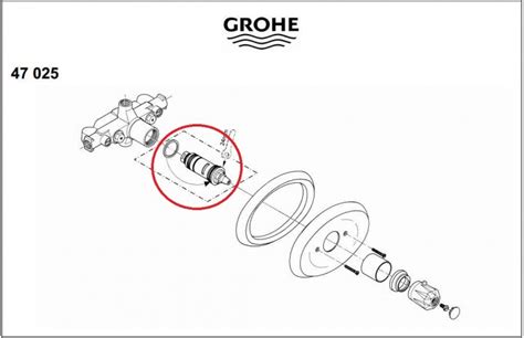 grohe grohmix  thermoelement  shop