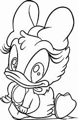 Duck Coloring Baby Pages Donald Daisy Cute Daffy Girl Drawing Scout Getcolorings Kids Getdrawings Clipartmag Popular sketch template