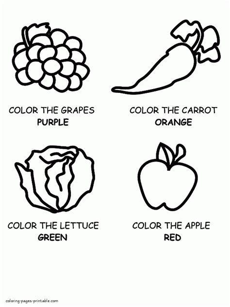 coloring pages food  preschool coloring pages printablecom