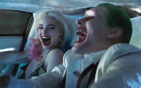 [video] new ‘suicide squad footage joker and harley quinn interrupted by batman hollywoodlife