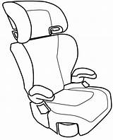 Seat Car Drawing Booster Seats Back High Getdrawings Child 2010 Positioning Belt Which Lady June Latch sketch template