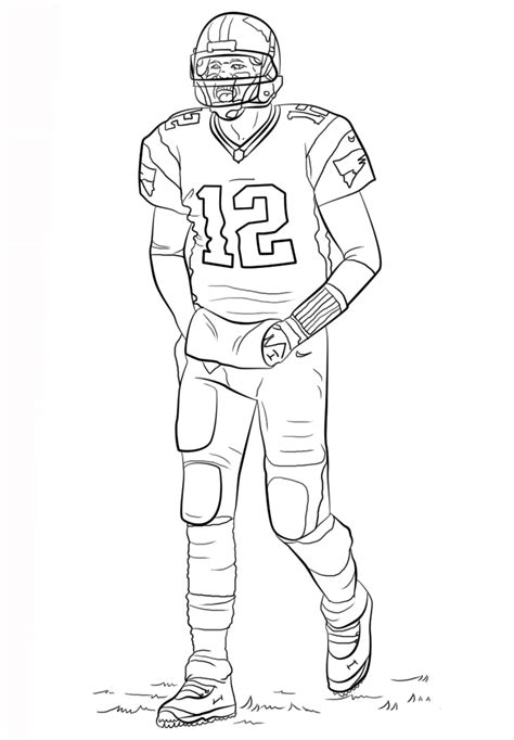 football coloring pages  boys football player coloring page wallgz