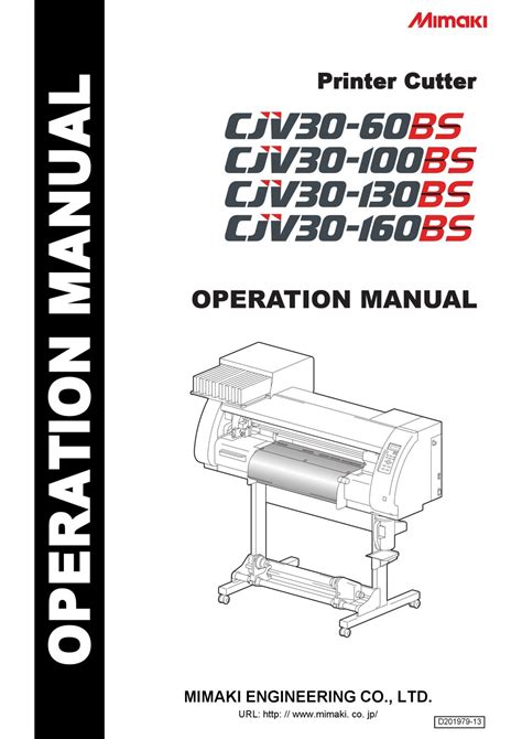 mimaki cjv bs operation manual   manualslib