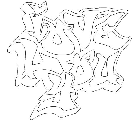 graffiti coloring pages  adults