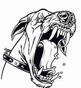 Barking Pitbull Furious Bijten Honden Plaatjes Perros Doberman Tattooimages Desde Animaatjes sketch template