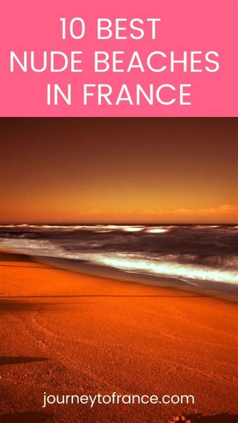 10 Best Nude Beaches In France Journey To France