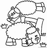 Schapen Kleurplaten Schafe Coloriages Coloring4free Mewarnai Moutons Domba Mouton Animasi Kolorowanki Schaap Ovejas Bergerak Schaf Animierte Gify Animaatjes Malvorlage Pecora sketch template