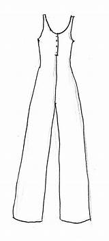 Planning Jumpsuit Dress April Simple Plain sketch template