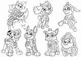 Mighty Pups Rubble Pup sketch template