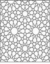 Islamic Geometric Patterns Coloring Pages Colouring Kids Star Colour Pattern Color Print Islam Online Printable Culture Tile Arabic Designs Choose sketch template