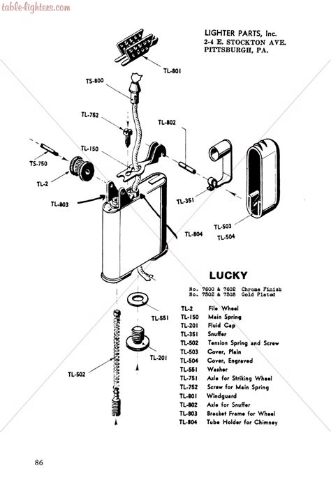 butane torch lighter diagram