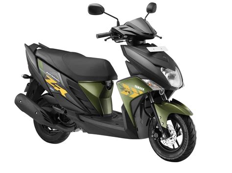 cygnus ray zr launched  rs  yamahas  disc brake scooter