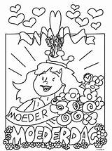 Moederdag Muttertag Kleurplaten Stemmen Malvorlage Erstellen sketch template
