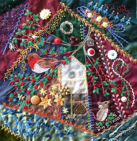 crazy quilt embroidery  robyn ginn crazy quilts patterns crazy
