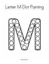 Letter Twisty Twistynoodle Dotted Uppercase sketch template