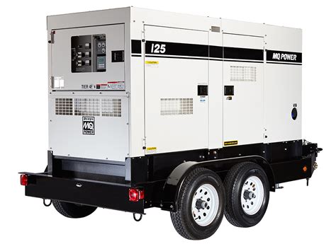 kw kva portable diesel generator set  switchable voltage ph ph skid  trailer mounted