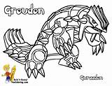 Pokemon Coloring Groudon Pages Kids Printables Book Knockout Metagross Biggest Weight Height Top sketch template