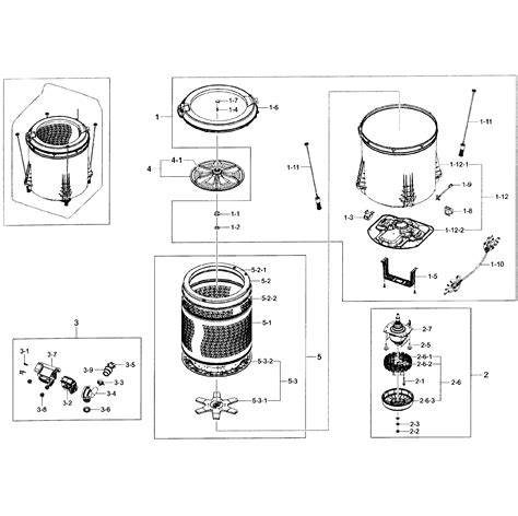 samsung top load washing machine parts diagram