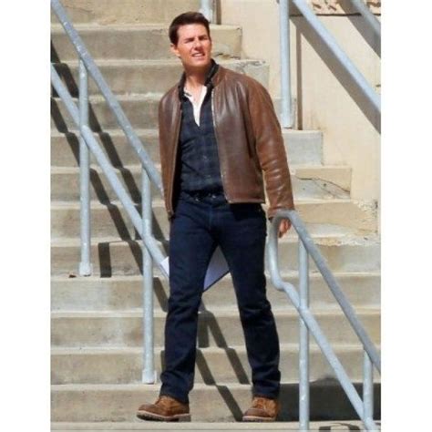 Brown Jack Reacher Tom Cruise Leather Jacket Getmyleather