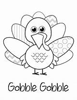 Turkey Coloring Thanksgiving Pages Color Printable November Cute Printables Kids Sheets Fall Print Preschool Gobble Easy Crafts Craft Activity Drawing sketch template