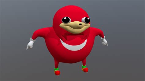 ugandan knuckles hd model    model  justind  sketchfab