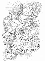Tattoo Lotr Coloring Tolkien Hobbit Pages Lord Adult Quotes Rings Illustration Quote Der Ringe Herr Choose Board Gandalf Drawings sketch template