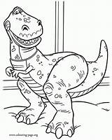 Coloring Toy Story Pages Rex Colouring Printable Print Characters Kids Colour Online Sheets Disney Colorare Da Dinosaur Color Tyrannosaurus Cartoon sketch template