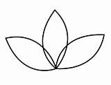 Outline Leaves Flowers Petal Flower Clipart Vector Shapes Illustrator Leaf Three Drawing Library Clip Gradient Bush Tutorials Diary Cliparts Tutorial sketch template