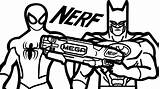 Nerf Coloring Gun Pages Spiderman Batman Drawing Colouring Guns Kids Printable Boys Print Color Sheets Mega Coloringpagesfortoddlers Getdrawings Getcolorings Choose sketch template