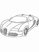 Bugatti Race sketch template
