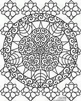 Coloring Pages Fractals Popular Printable sketch template