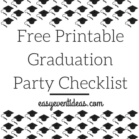 graduation party planning guide easy event ideas