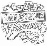Coloring Pages Skull Adult Book Printable Dangerous Embroidery Quote Color Tattoo Urban Threads Word Swear Beginnings Sheets Books Woman Tutorials sketch template