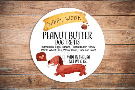 labels homemade dog treat stickers pet bakery labels etsy