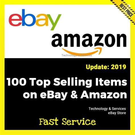 top selling items  ebay  amazon
